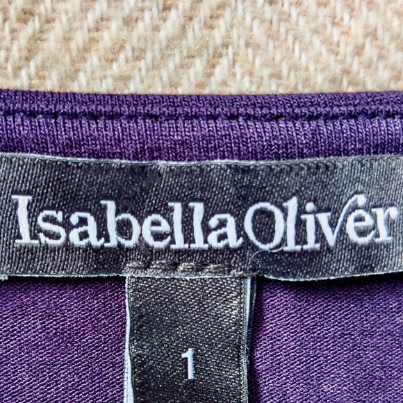 Isabella Oliver Elsa Maternity Dress (Navy) - Picture 4 of 6